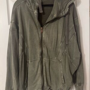 FP Movement Olive Green Hooded Jacket